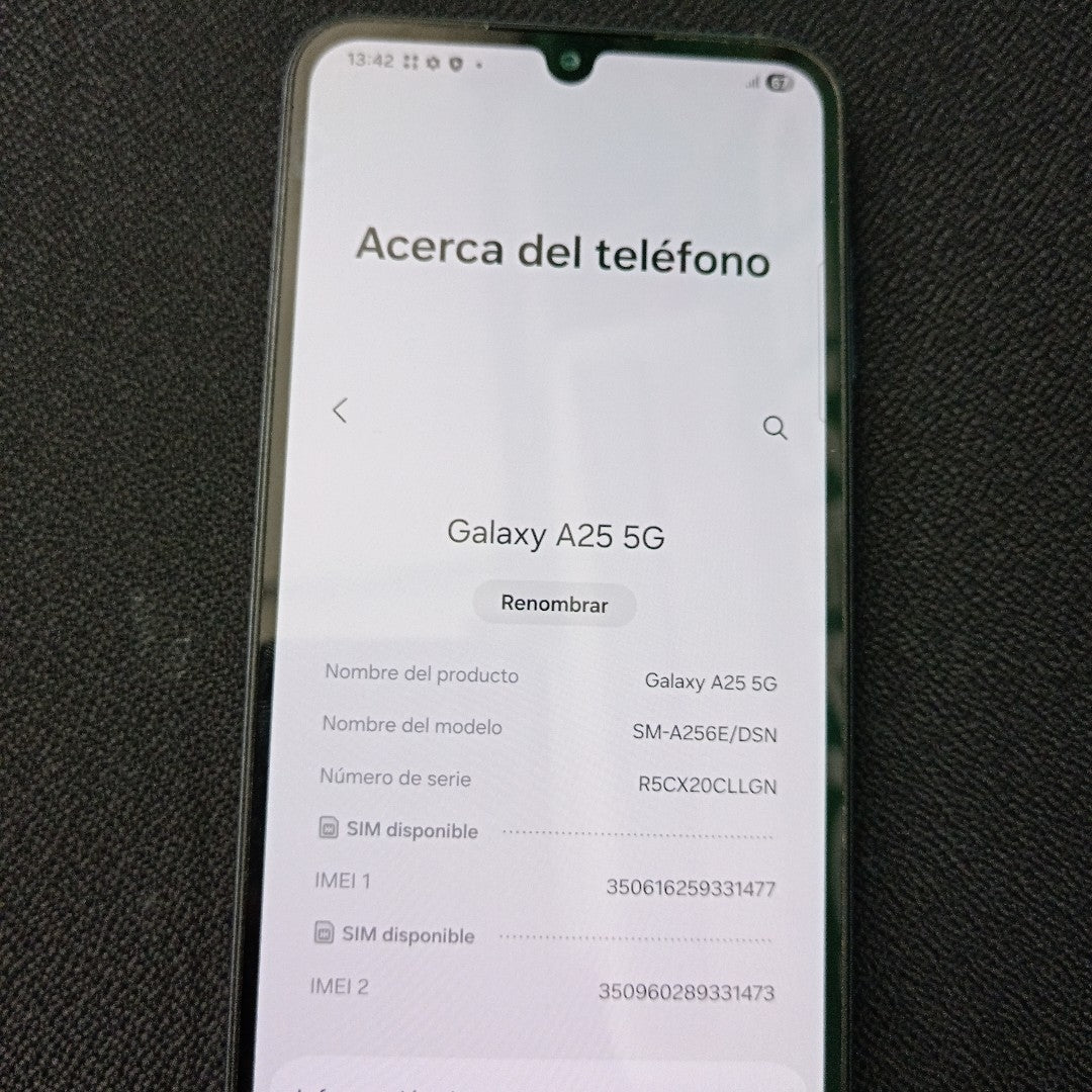 CELULAR SAMSUNG GALAXY A25 5G SM-A256E/DSN (2023) 128 GB 6 GB RAM (SEMINUEVO)