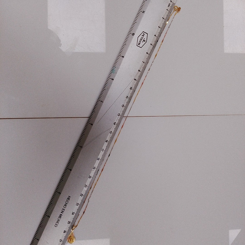 CADENA, MEDALLA RELIGIOSA ORO 10 K 1 GRMS (SEMINUEVO)