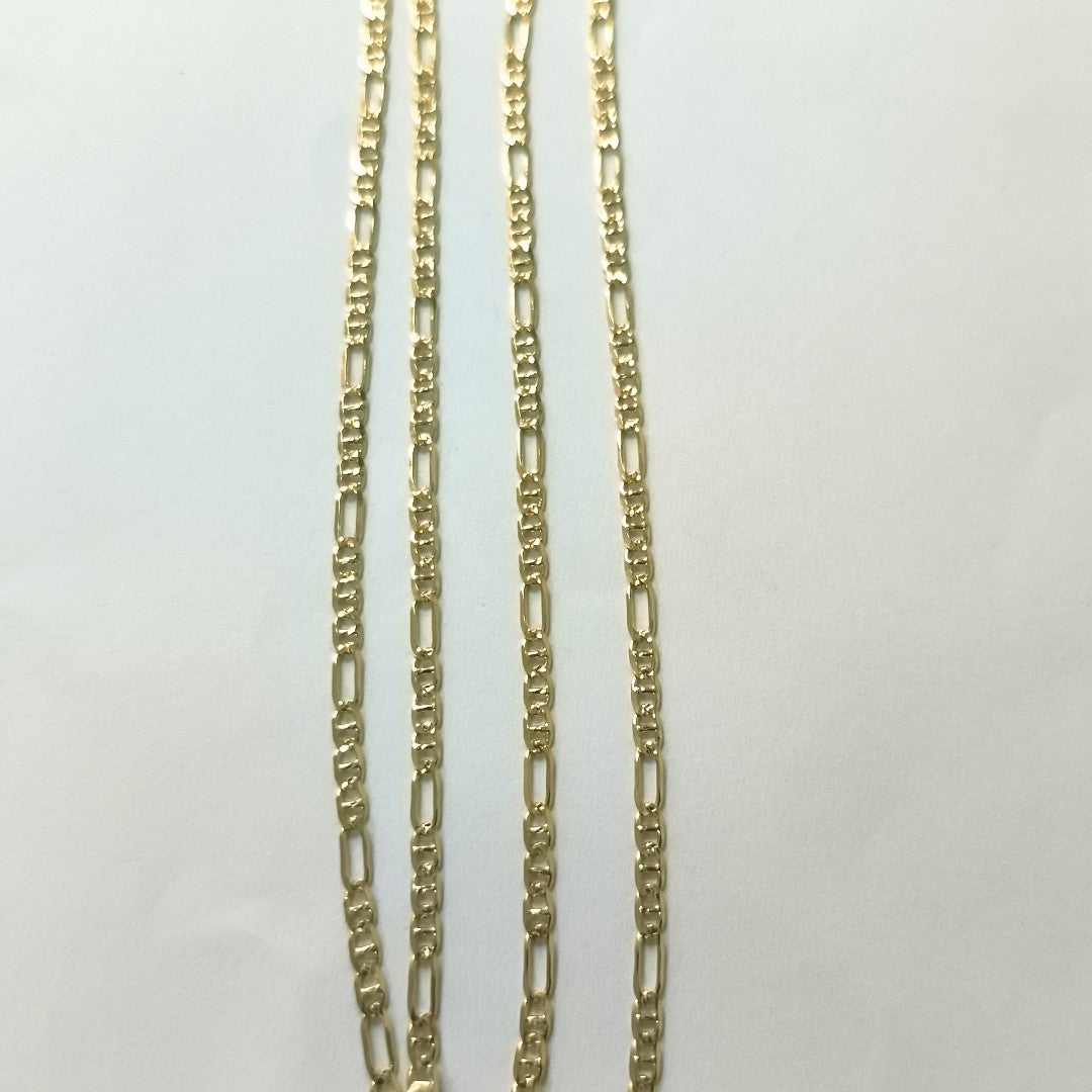 CADENA TEJIDO 3X1 14K 55CM 5.2GR FGP060 (NUEVO)