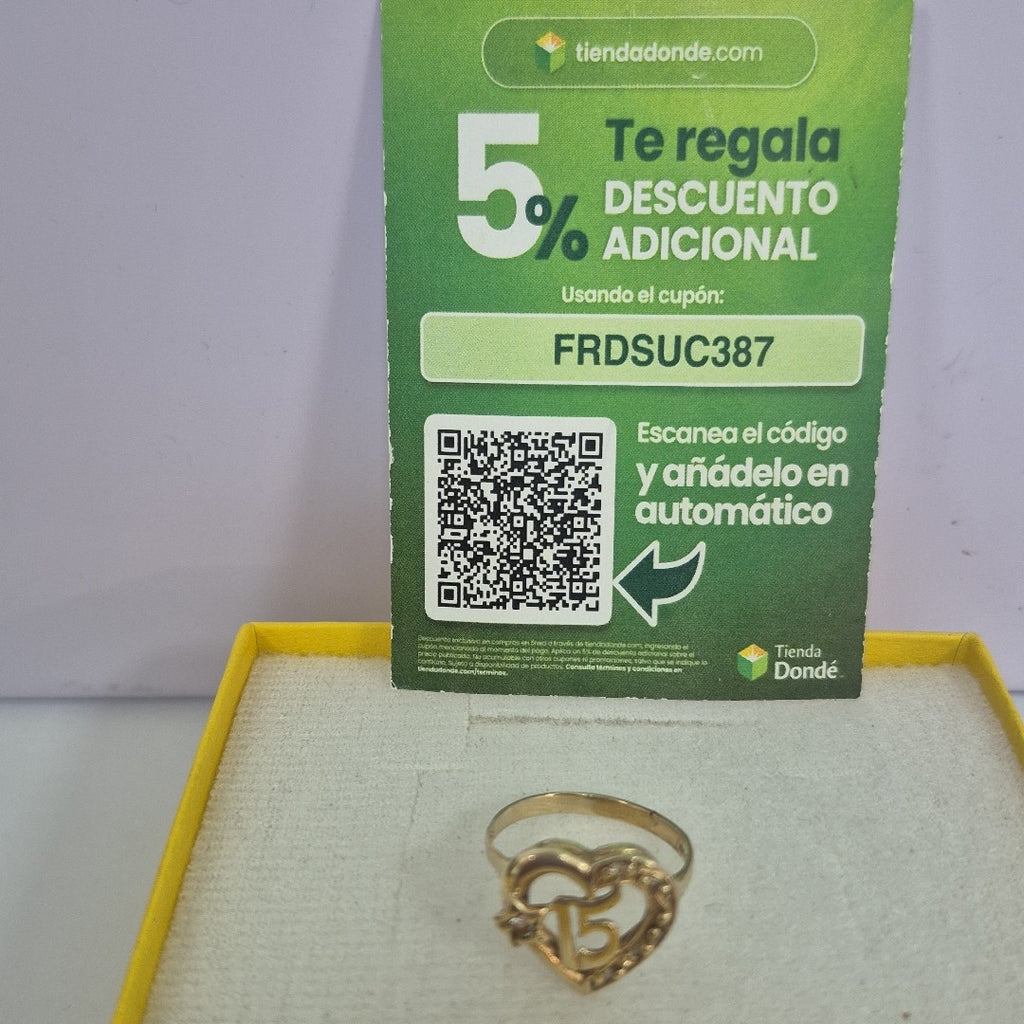 ANILLITO ORO 10 K 1.8 GRMS (SEMINUEVO)