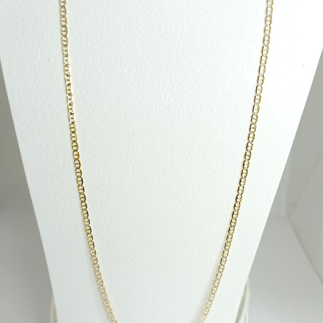 CADENA TEJIDO GUCHI 14K 55CM 3.8GR (NUEVO)