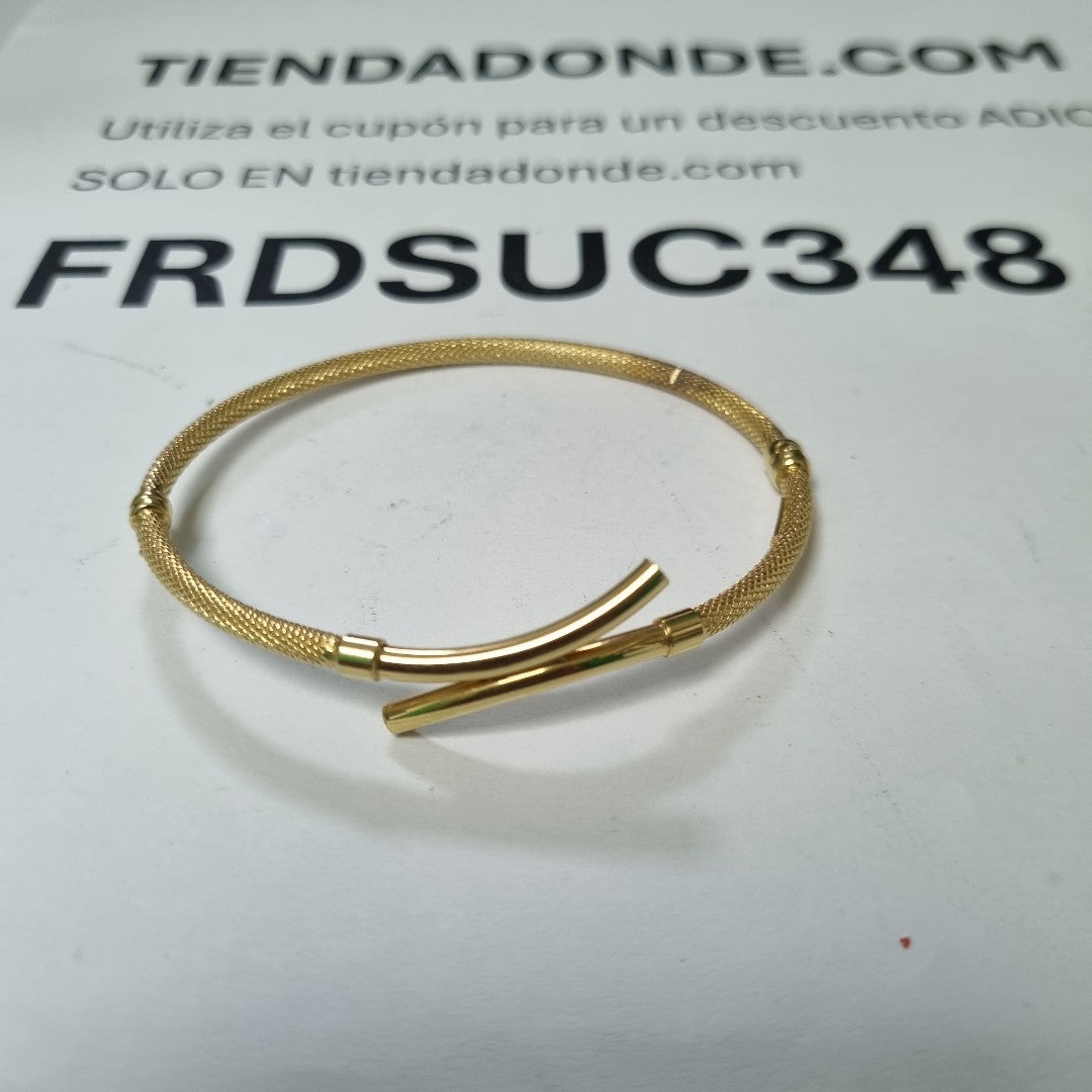 PULSERA RIGIDA ORO 14 K 4.7 GRMS (SEMINUEVO)
