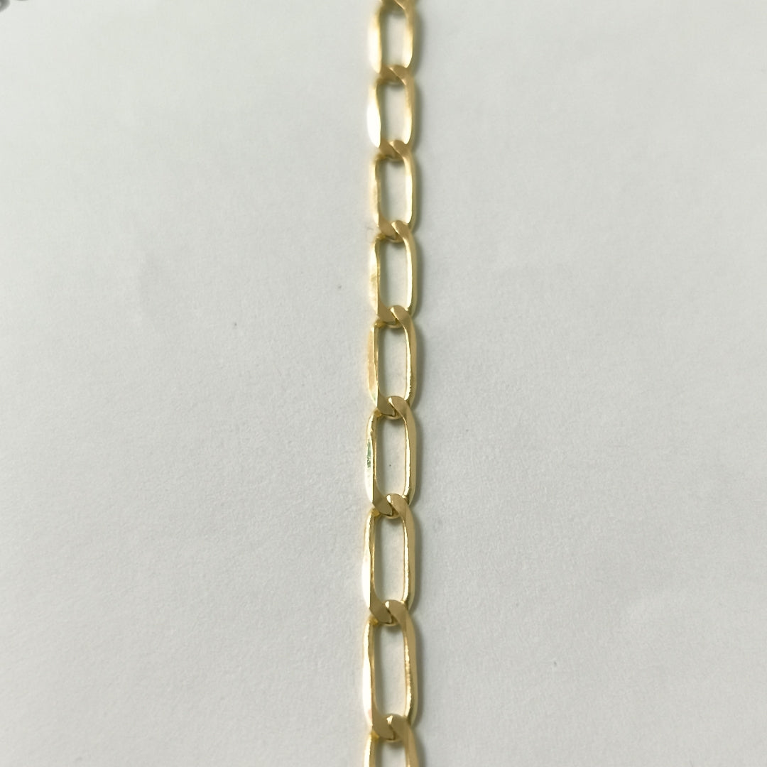 PULSERA ESLABONES 14K 18 CM 4.1 GR RP100 19 (NUEVO)