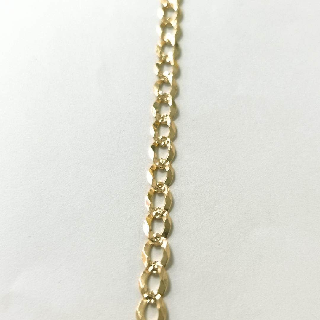 PULSERA BARBADA 14K 18 CM 5.2 GR CPAP10018CM (NUEVO)