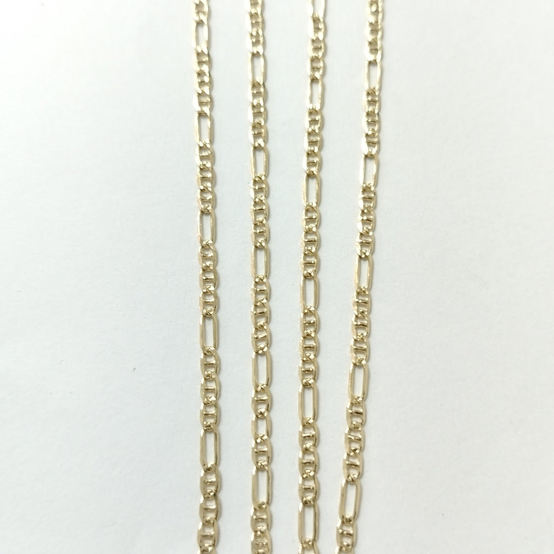 CADENA TEJIDO 3X1 14K 55CM 5.1GR FGP060 (NUEVO)