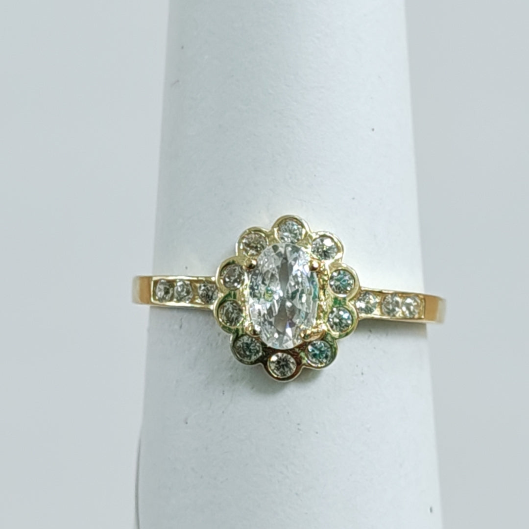 ANILLITO CON CIRCONIAS 14K 7 TALLA 1.6 GR ADP 60 (NUEVO)