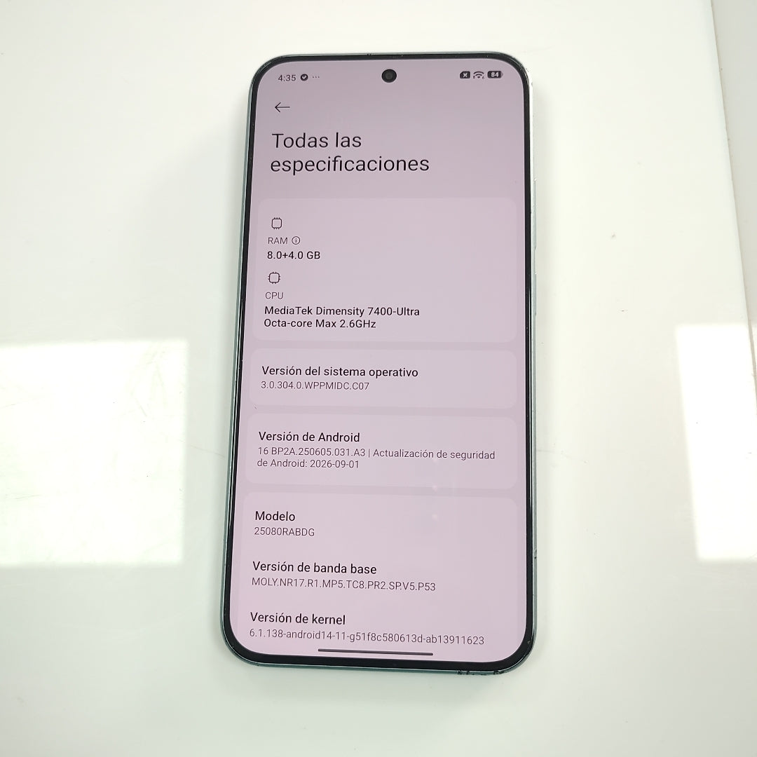 CELULAR XIAOMI REDMI NOTE 15 PRO 5G 25080RABDG (2026) 256 GB 8 GB RAM (SEMINUEVO)