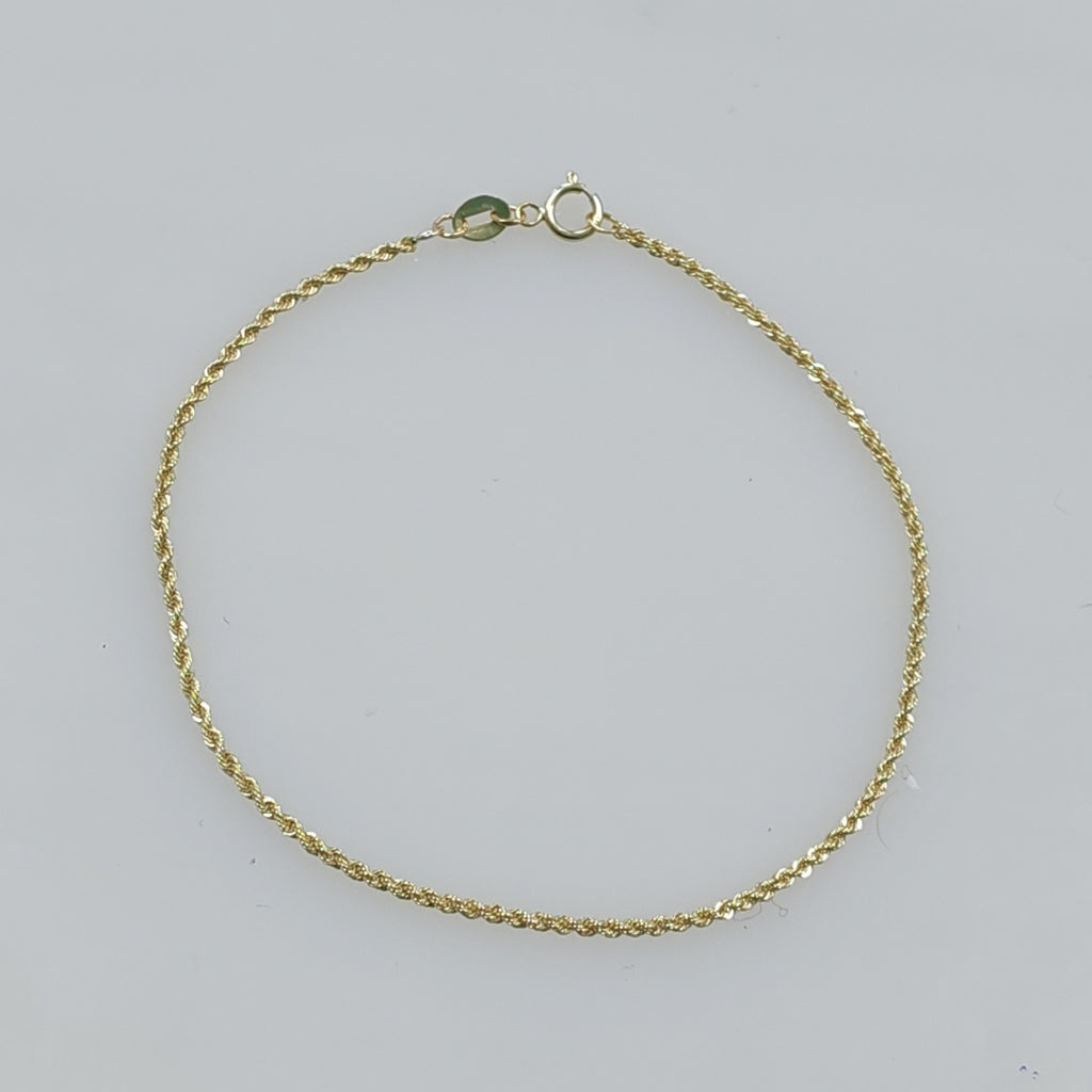 PULSERA TORZAL 10K 21 CM 1.8 GR (NUEVO)