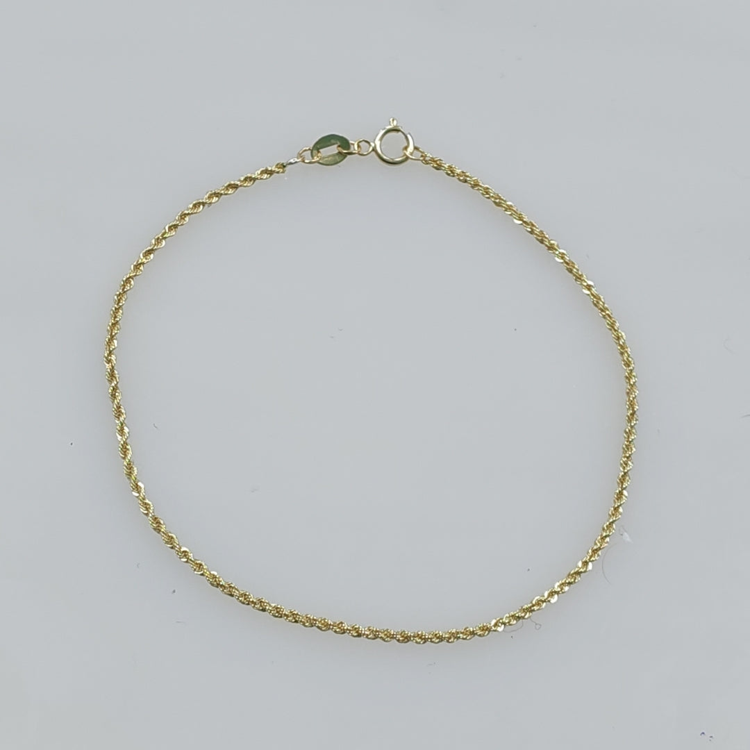 PULSERA TORZAL 10K 21 CM 1.8 GR (NUEVO)