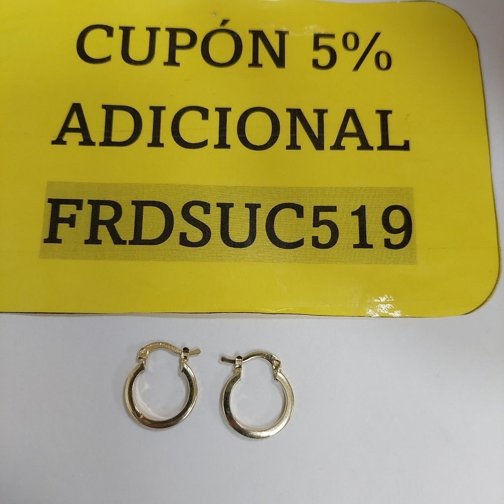 ARETES ARRACADAS GRECAS 14K 1.2 GR ECT2 V (NUEVO)