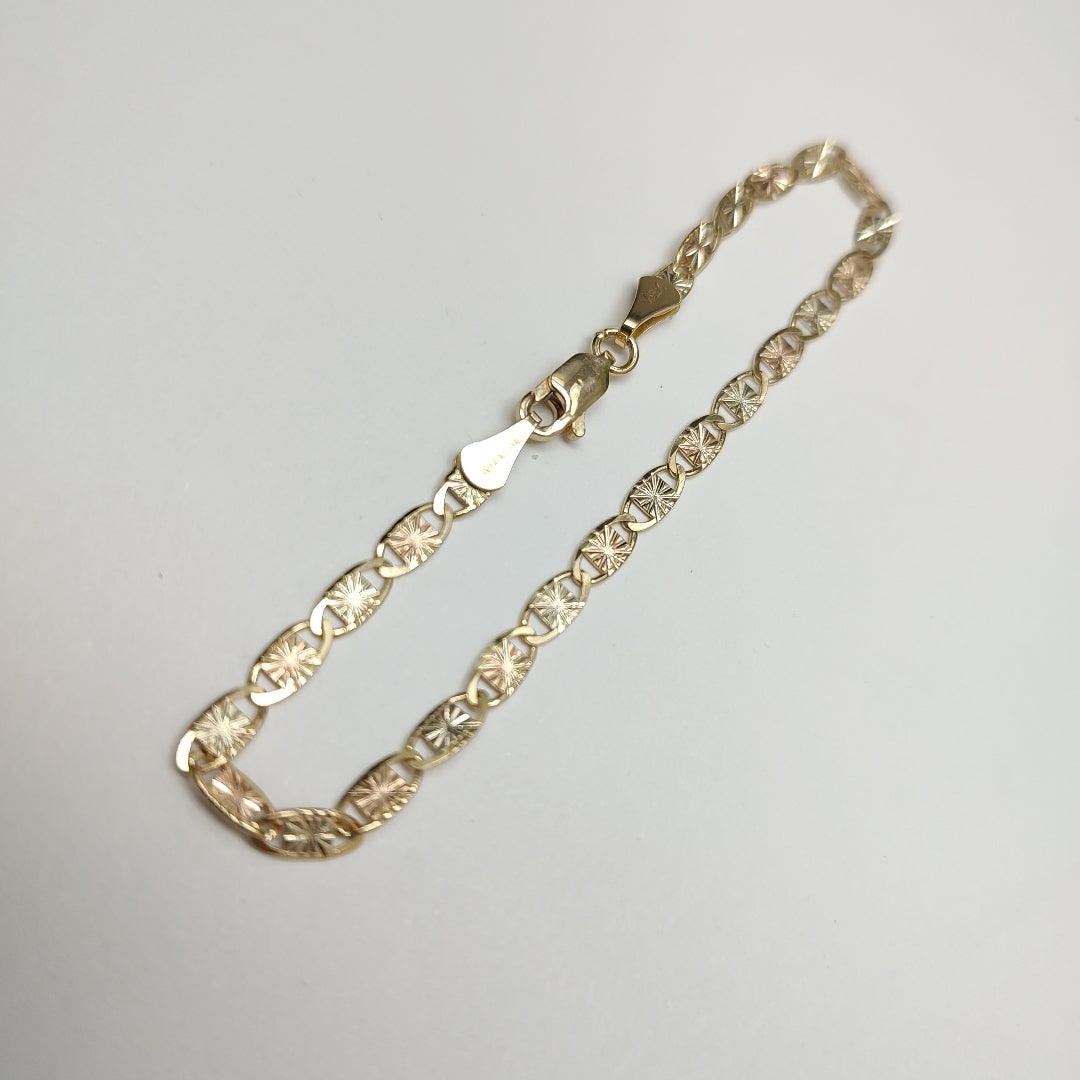 PULSERA GUCHI 14K 18 CM 3.1 GR (NUEVO)