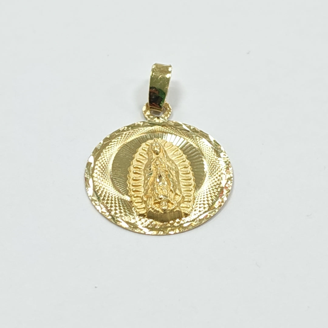 DIJE MEDALLA RELIGIOSA 14K 0.8 GR MR 6 (NUEVO)
