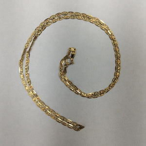 CADENA ORO,ORO COMBINADO 14 K 2,50 GRMS (SEMINUEVO)