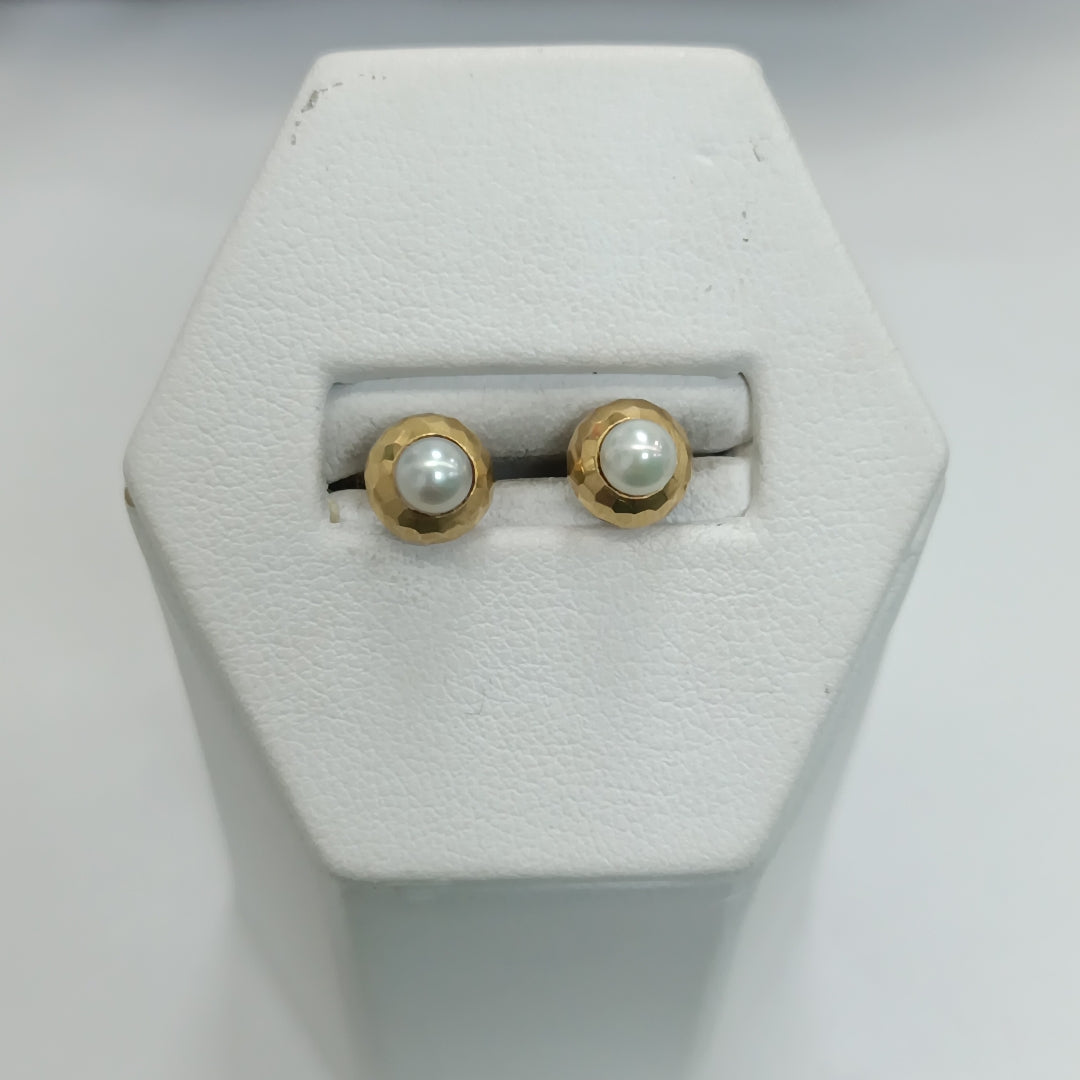 ARETES PAR ORO 18 K 1,10 GRMS (SEMINUEVO)