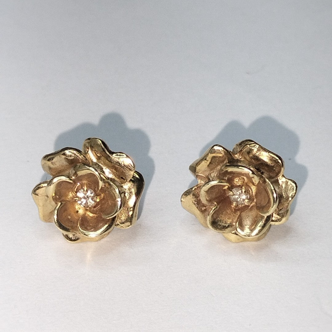 BROQUELES PAR ORO 14 K 4 GRMS (SEMINUEVO)