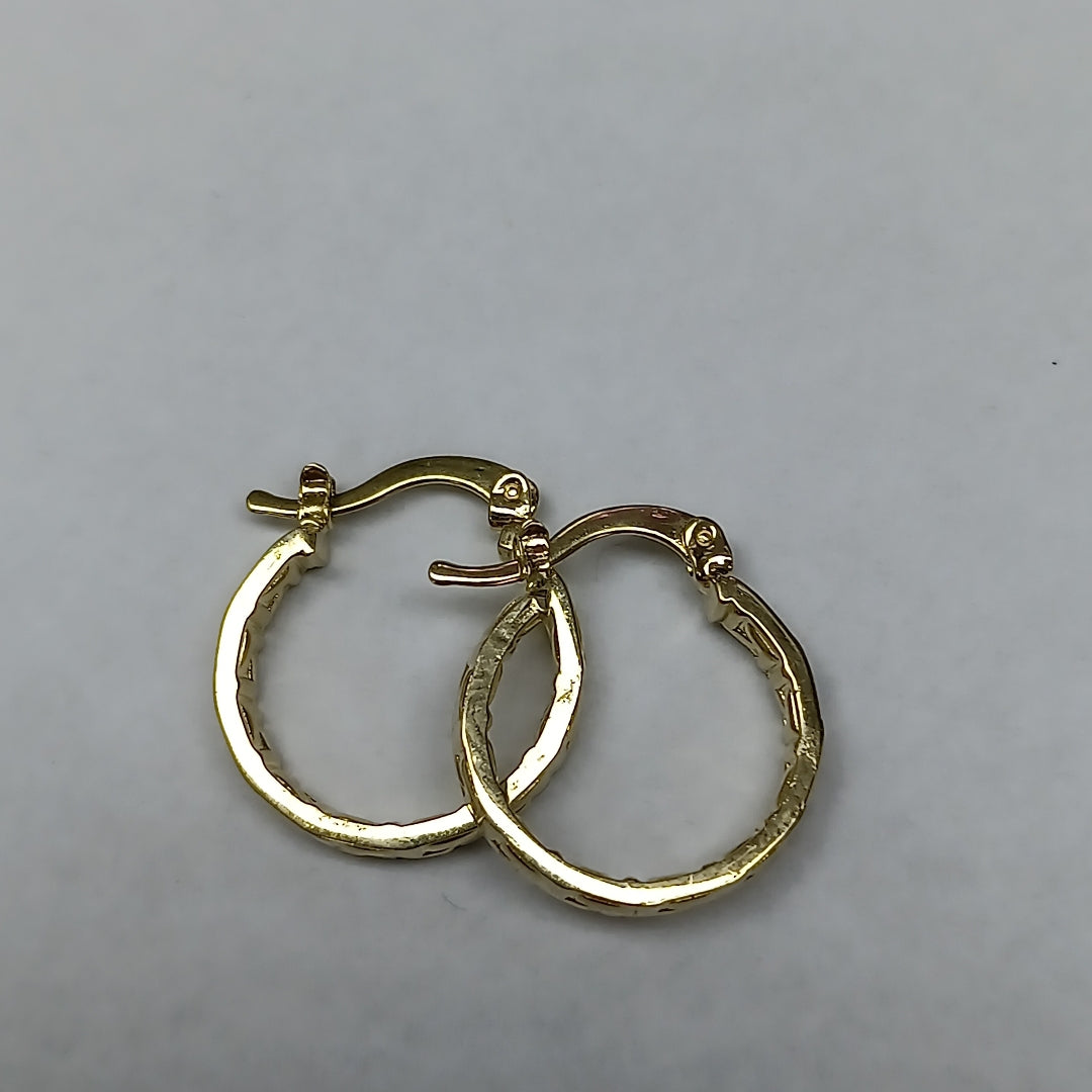 ARETES ARRACADAS CON GRECAS 14K 1.8 GR ETRE 04 (NUEVO)