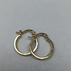 ARETES ARRACADAS CON GRECAS 14K 1.8 GR ETRE 04 (NUEVO)