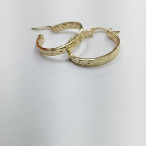 ARETES ARRACADAS GRECAS 14K 2.4 GR ETRE 4 (NUEVO)