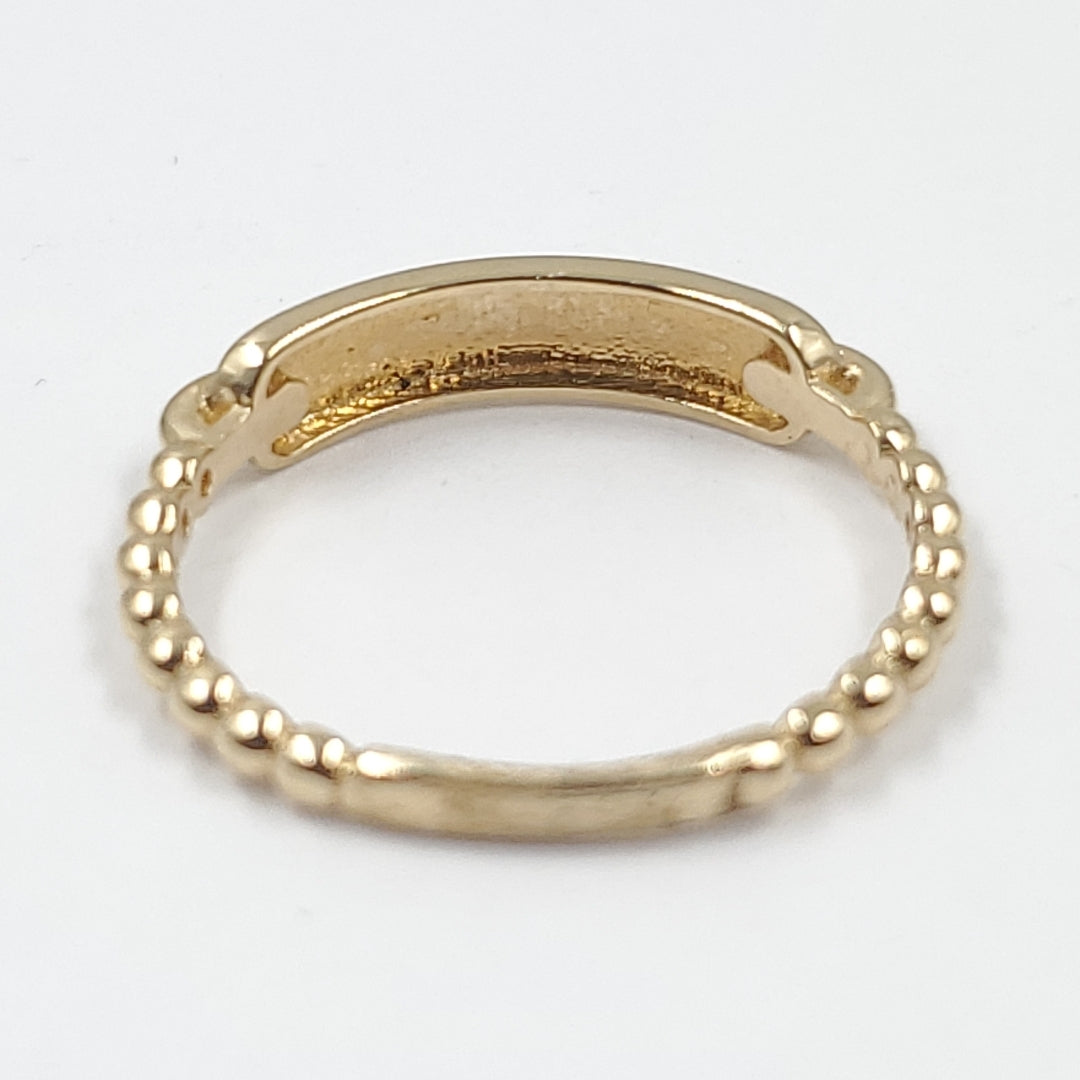 10134ANI01380B232 FRD15 ANILLOS DAMA ORO 14K 1.7GRS (NUEVO)