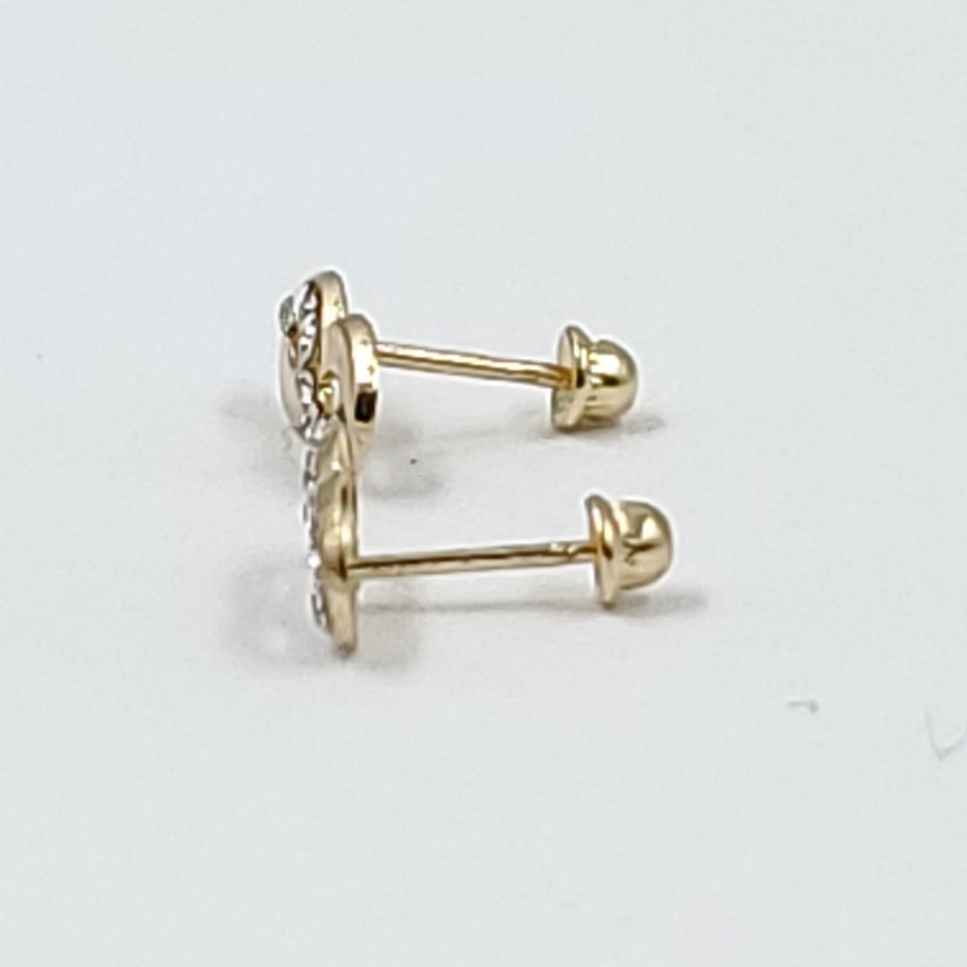 BROQUELES ORO 14K 1 (NUEVO)