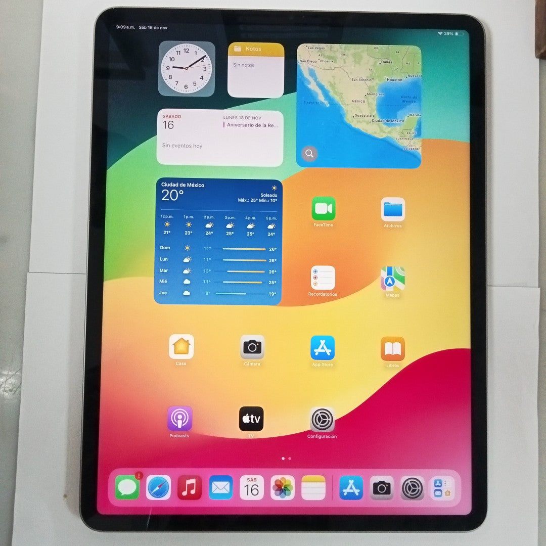 TABLETA APPLE IPAD PRO 6 12.9&quot; A2436 256 GB 8 GB RAM (SEMINUEVO)