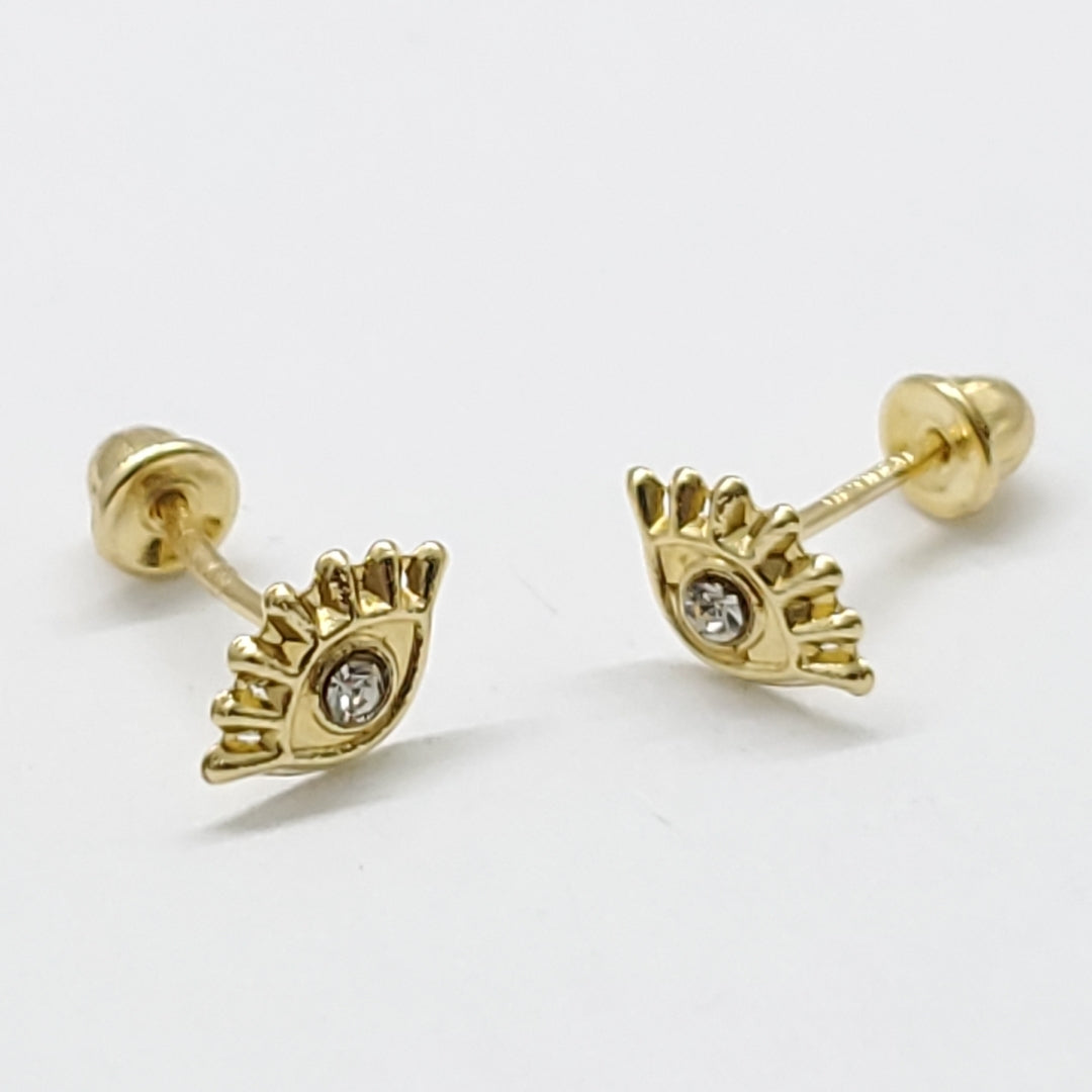 BROQUELES ORO 14K 1 (NUEVO)