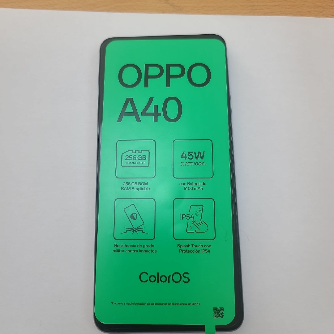 CELULAR OPPO  A40 CPH2669 (2024) 256 GB 4 GB RAM (SEMINUEVO)