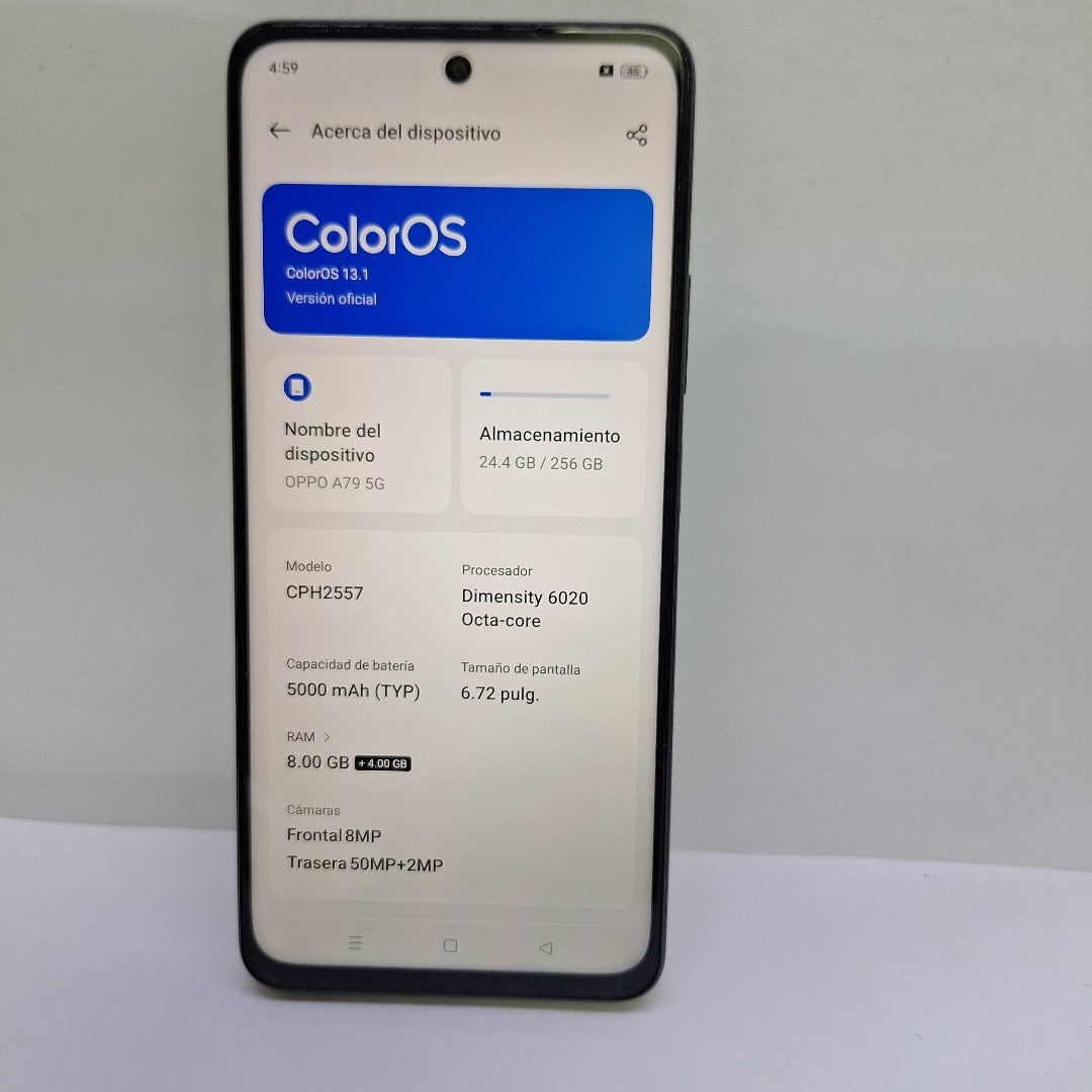 CELULAR OPPO  A79 CPH2557 (2023) 256 GB 8 GB RAM (SEMINUEVO)