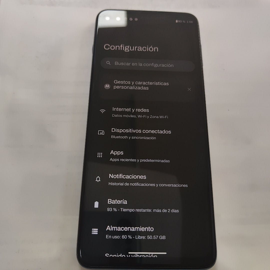 CELULAR MOTOROLA MOTO G100 XT2125-4 128 GB 8 GB RAM (SEMINUEVO)