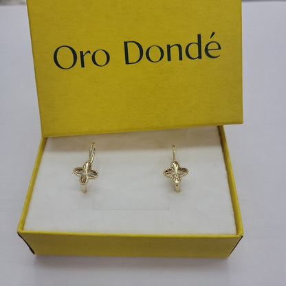 BROQUELES ORO 14K 1.7 (NUEVO)