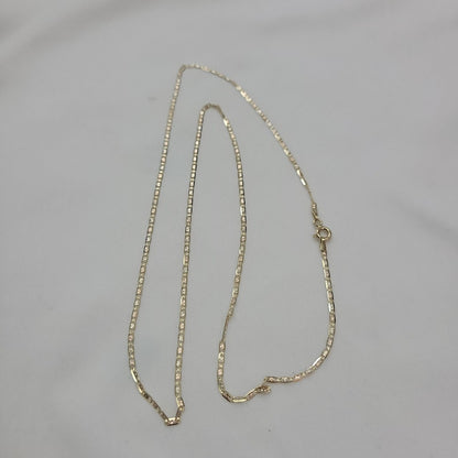 CADENAS VALENTINA/ESPEJO ORO 14K 2.7 (NUEVO)