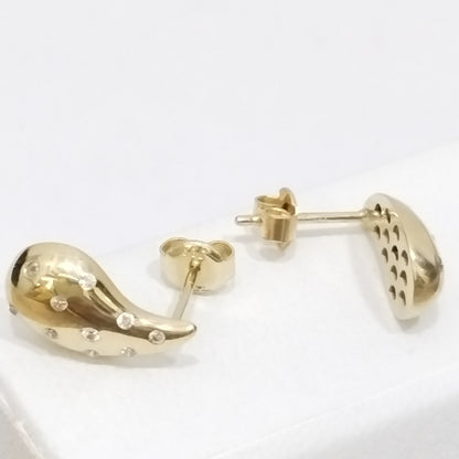 BROQUELES ORO 14K 2.1 (NUEVO)