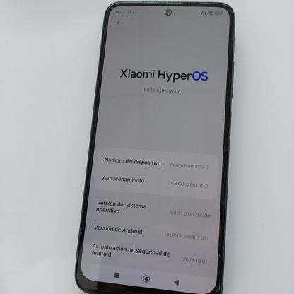 CELULAR XIAOMI REDMI NOTE 12S 2303ERA42L (2023) 256 GB 8 GB RAM (SEMINUEVO)