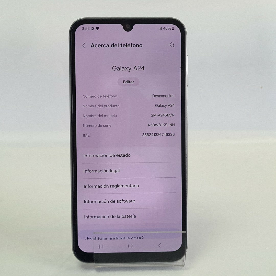 CELULAR SAMSUNG GALAXY A24 SM-A245M/N (2023) 128 GB 4 GB RAM (SEMINUEVO)