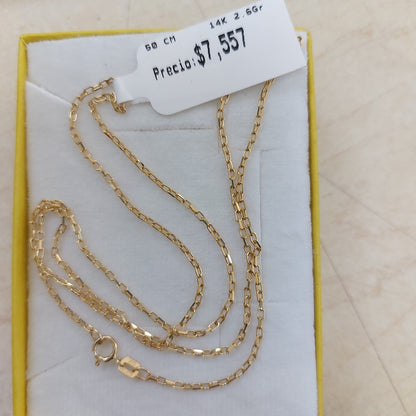 CADENAS ESPECIAL ORO 14K 2.6 (NUEVO)