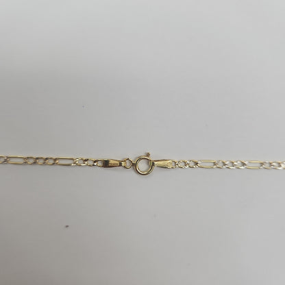 CADENAS CARTIER 3*1 DIAMANTADA ORO 14K 3.6 (NUEVO)