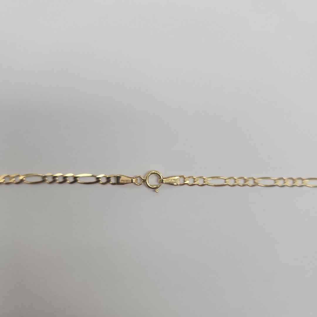 CADENAS CARTIER 3*1 AMARILLA ORO 14K 3.6 (NUEVO)