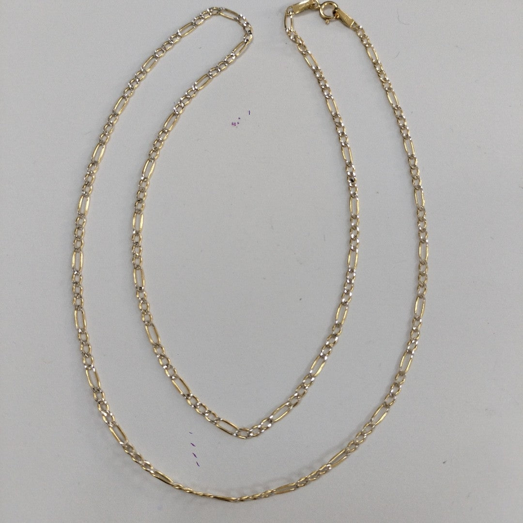 CADENAS CARTIER 3*1 DIAMANTADA ORO 14K 3 (NUEVO)