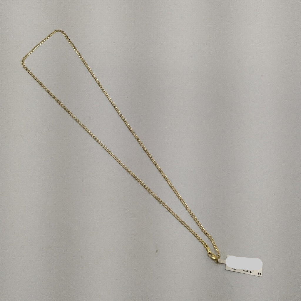 CADENAS BARBADA DIAMANTADA ORO 10K 4.6 (NUEVO)
