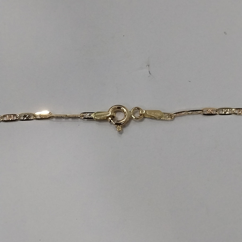 CADENAS VALENTINA/ESPEJO ORO 14K 2.9 (NUEVO)