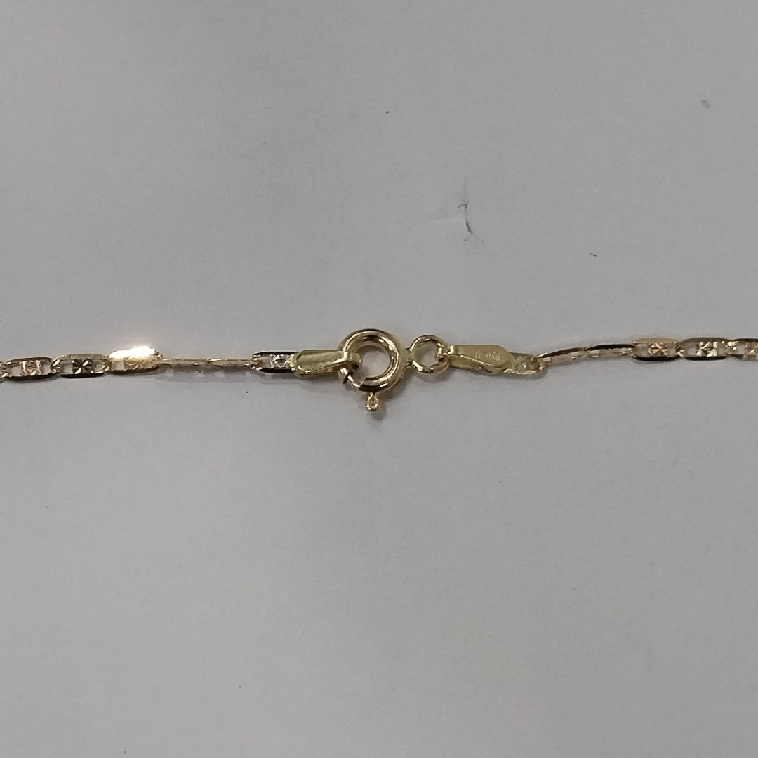 CADENAS VALENTINA/ESPEJO ORO 14K 2.9 (NUEVO)