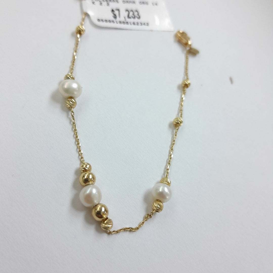 PULSERAS DAMA ORO 14K 2.2 (NUEVO)