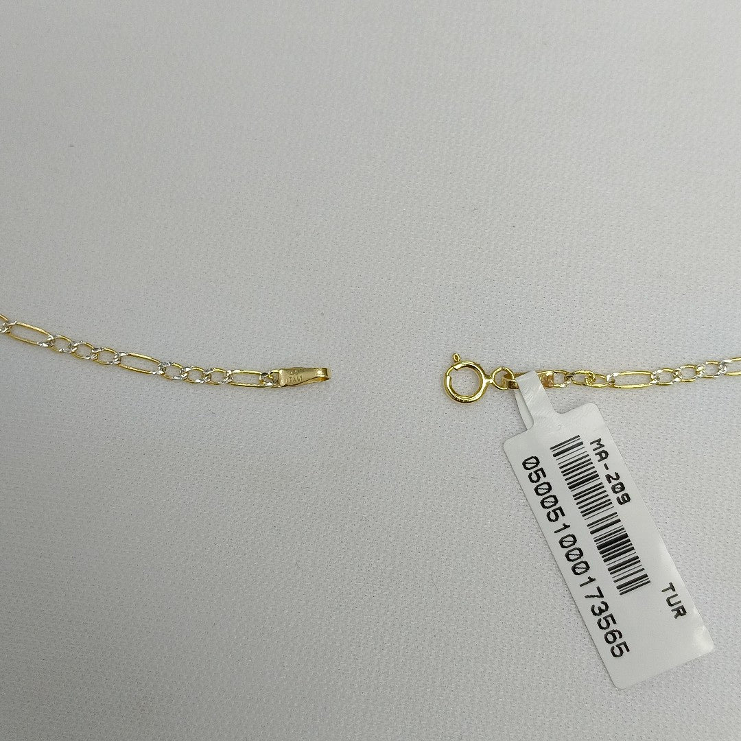 CADENAS CARTIER 3*1 DIAMANTADA ORO 14K 3 (NUEVO)