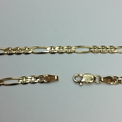 CADENAS CARTIER 3*1 AMARILLA ORO 10K 8.1 (NUEVO)