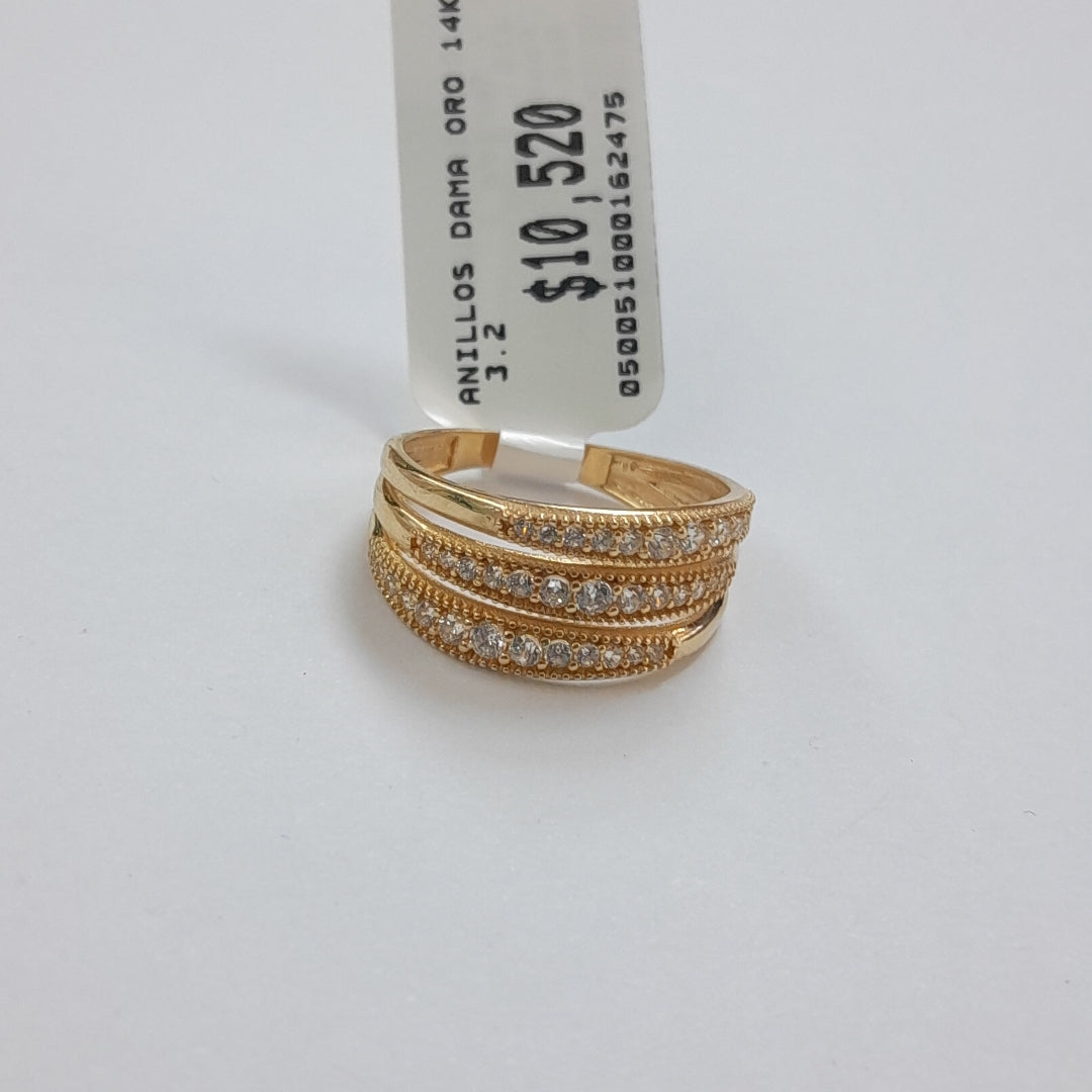 ANILLOS DAMA ORO 14K 3.2 (NUEVO)