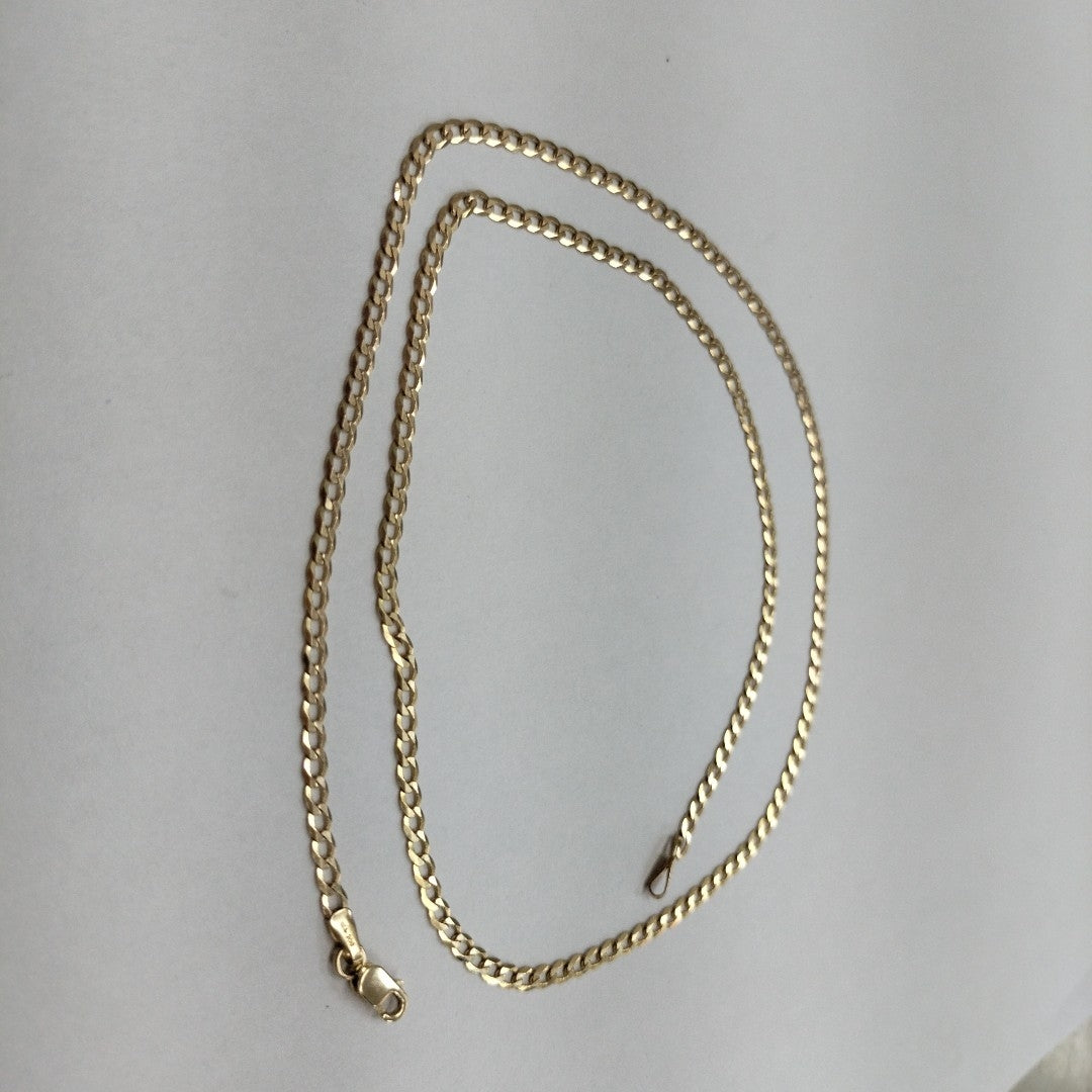 CADENAS BARBADA AMARILLA ORO 14K 4.5 (NUEVO)