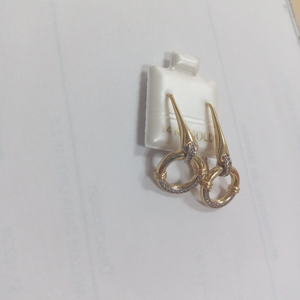 BROQUELES ORO 14K 4 (NUEVO)