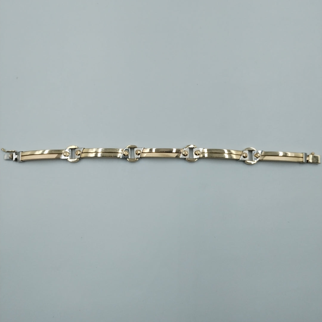 PULSERAS CABALLERO ORO 14K 19.9 (NUEVO)
