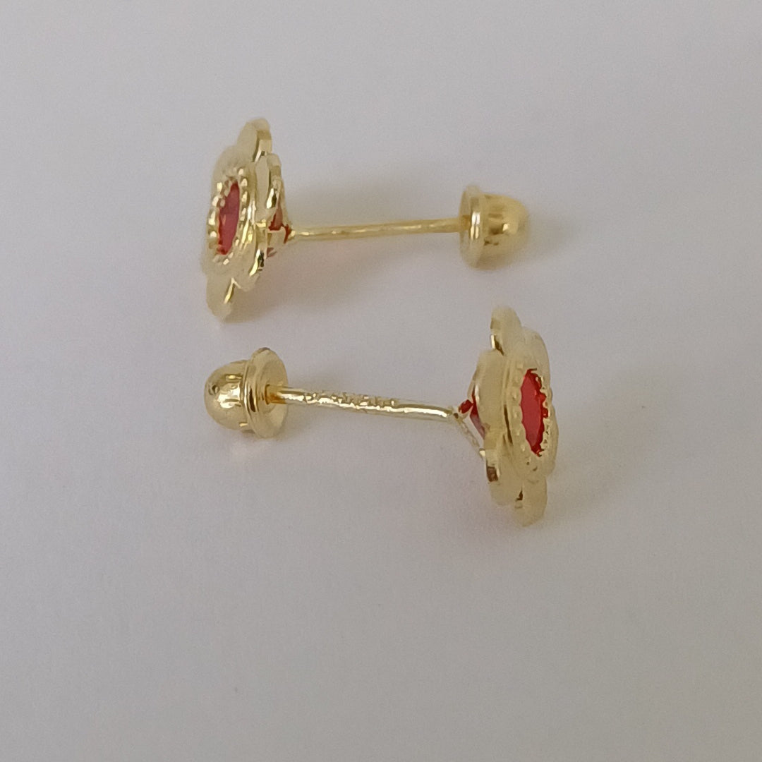 BROQUELES ORO 14K 1 (NUEVO)