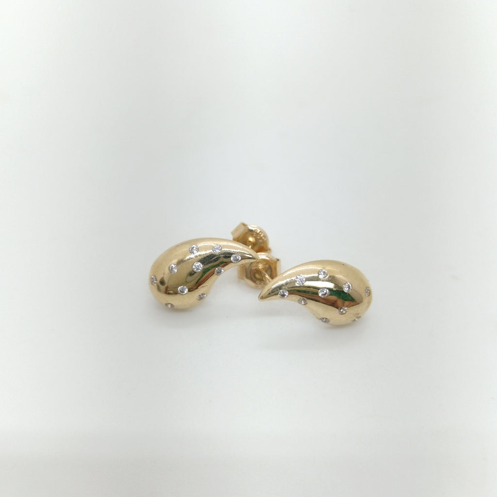 BROQUELES ORO 14K 2 (NUEVO)